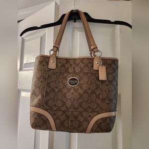 Beige/Brown Shoulder Bag